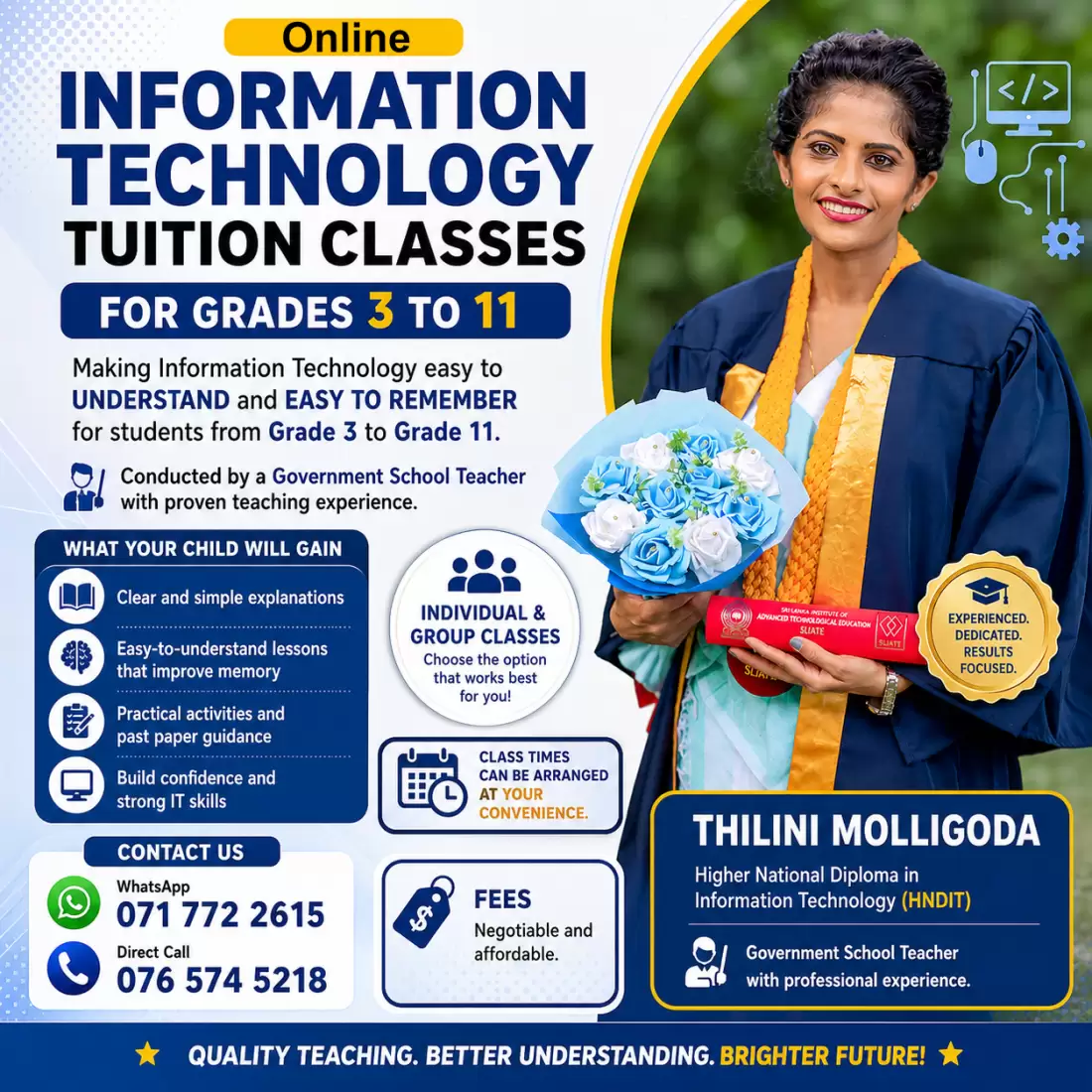INFORMATION TECHNOLOGY TUITION CLASSES 💻📚