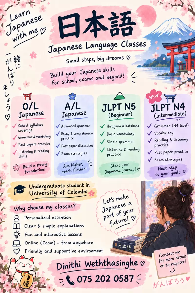 Japanese classes