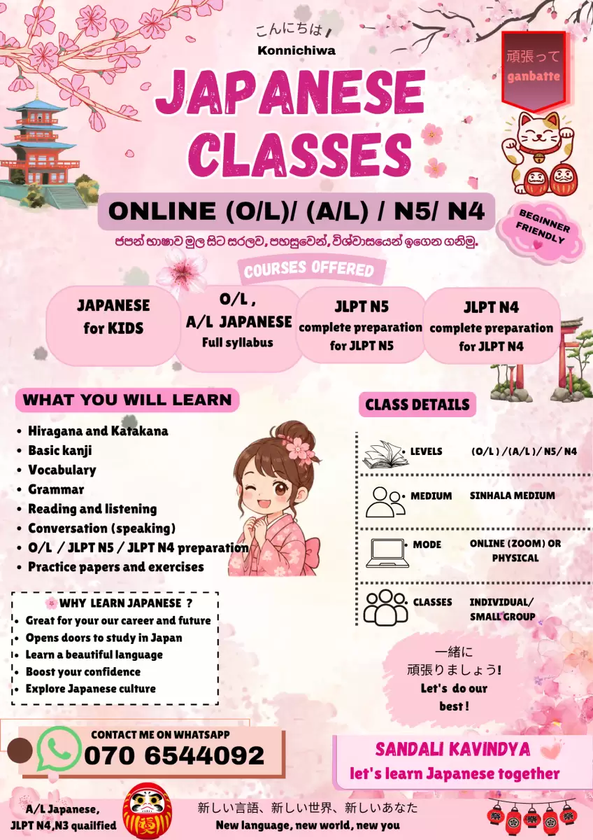 Japanese classes