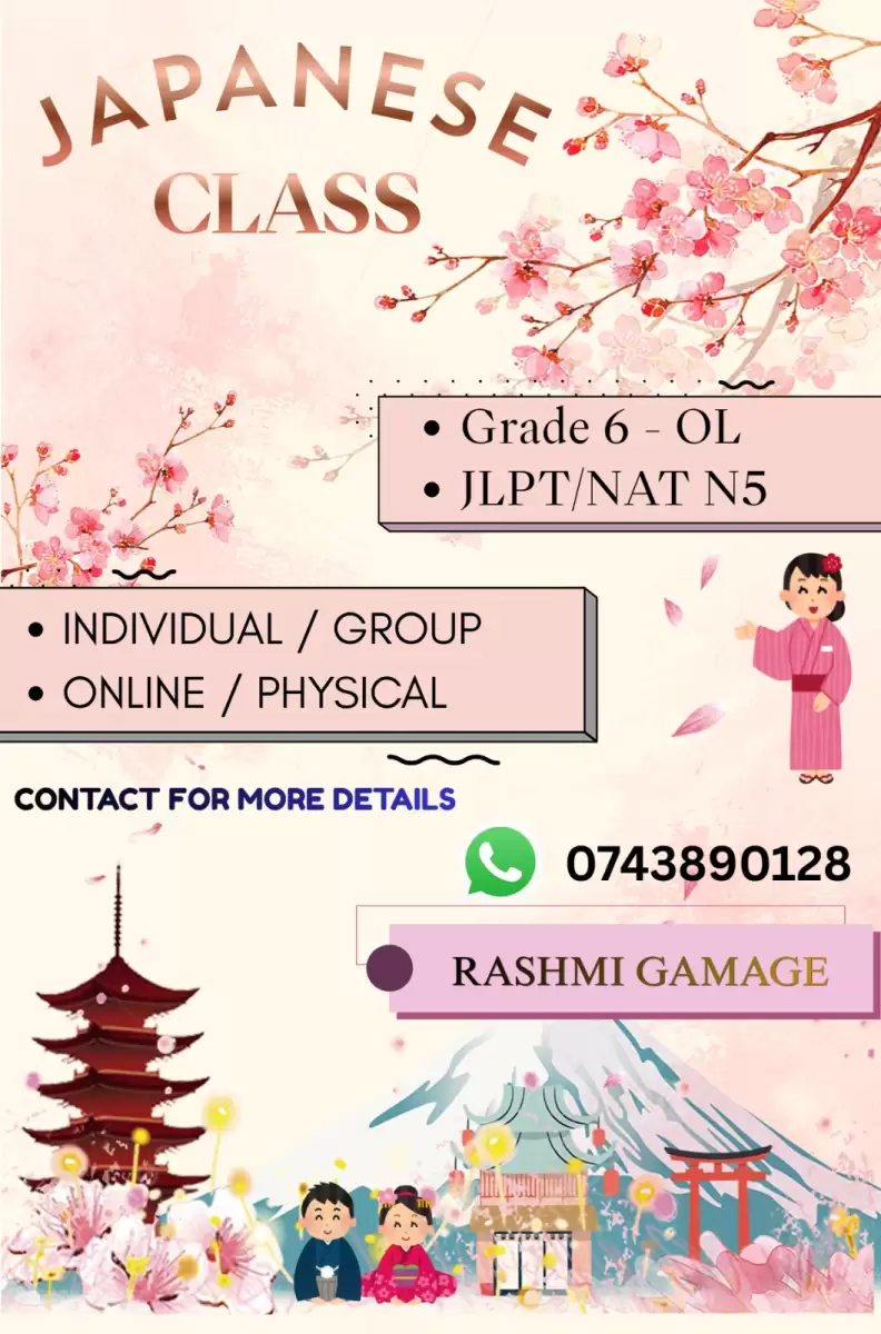 Japanese classes for OL/ JLPT/NAT