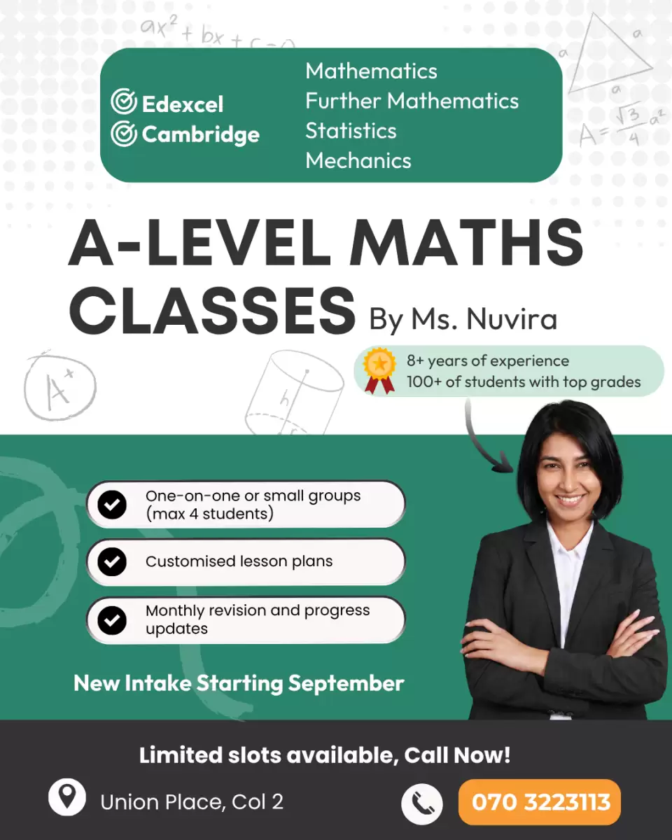 London A/L Tutoring - Online/ in-person