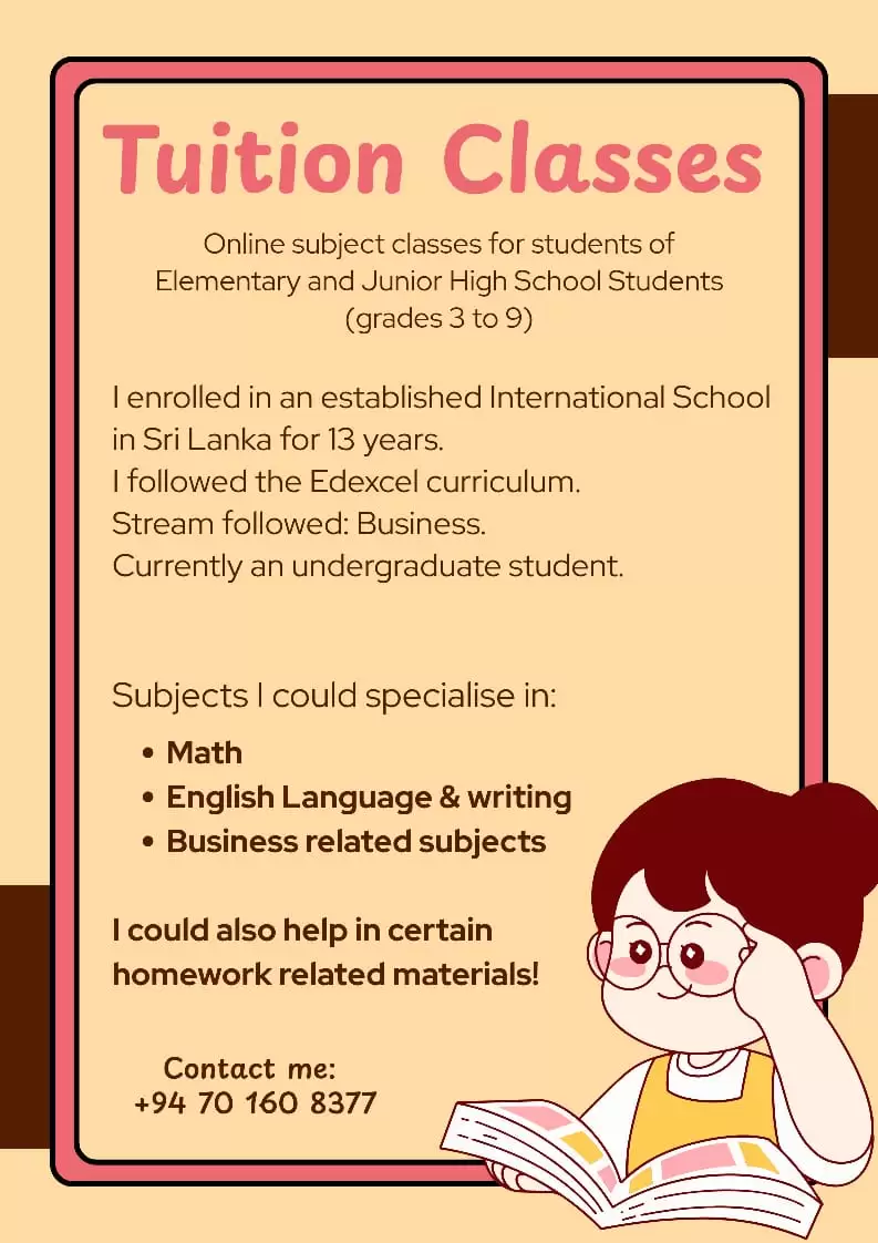 Math English Business studies