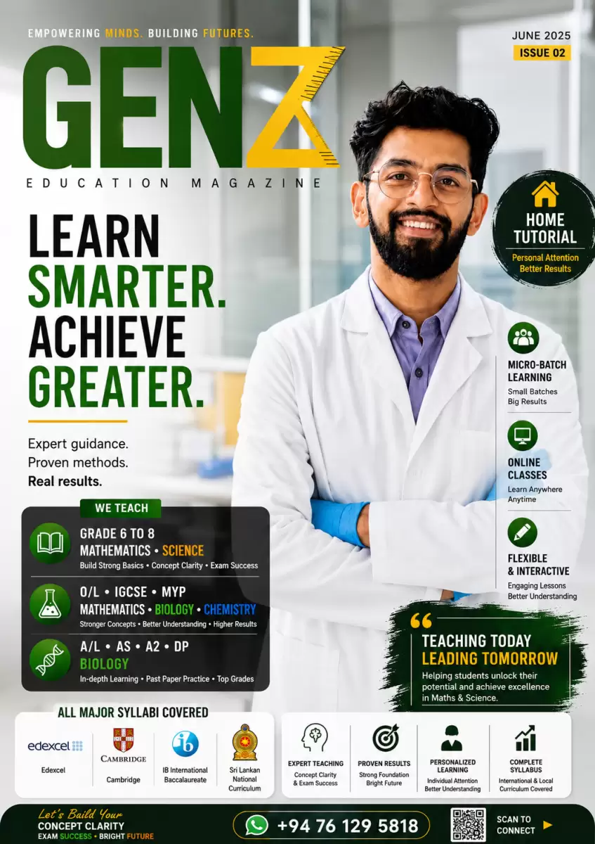 MATHEMATICS AND BIOLOGY, Chemistry, Physics home visit online class Colombo , Gampaha