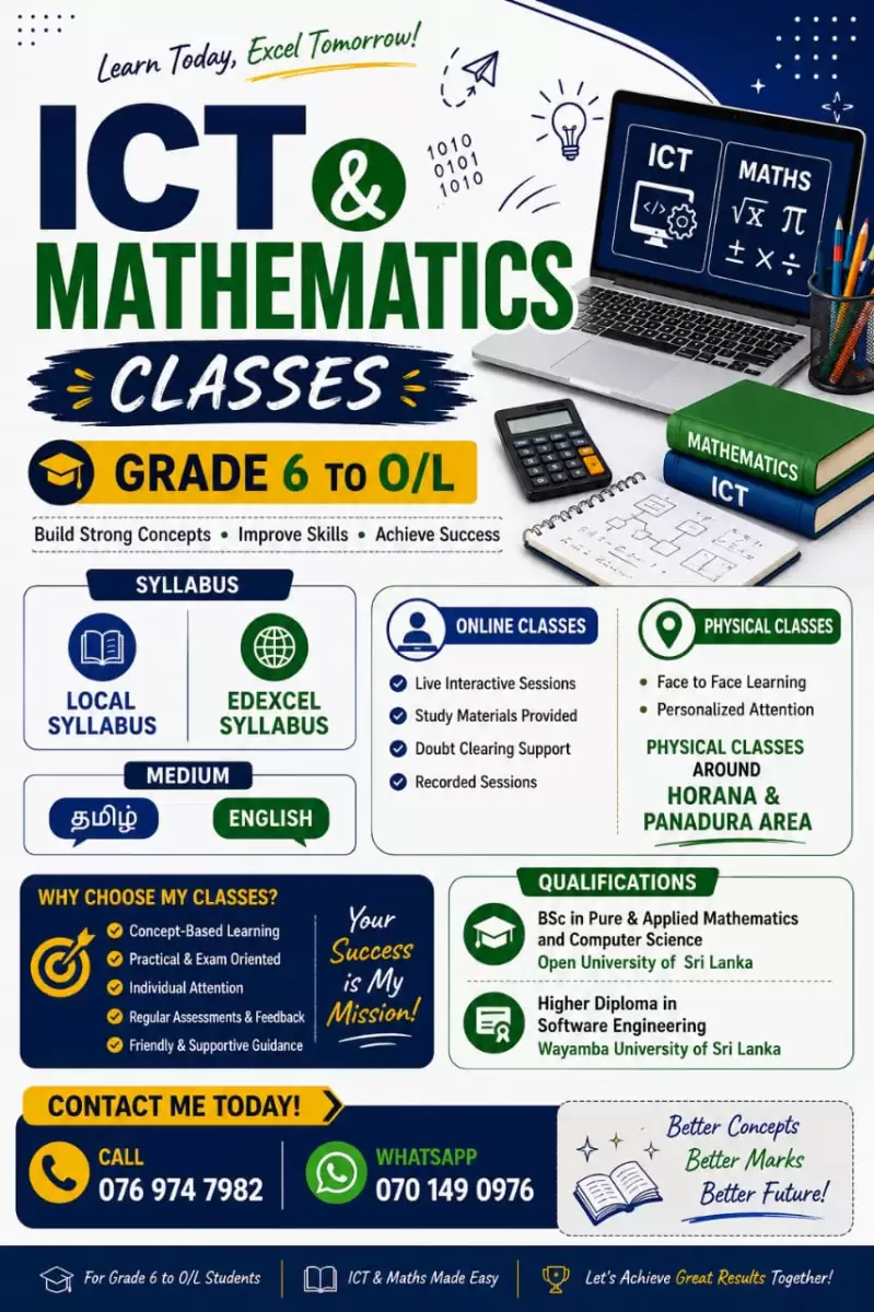 Mathematics and ICT Class