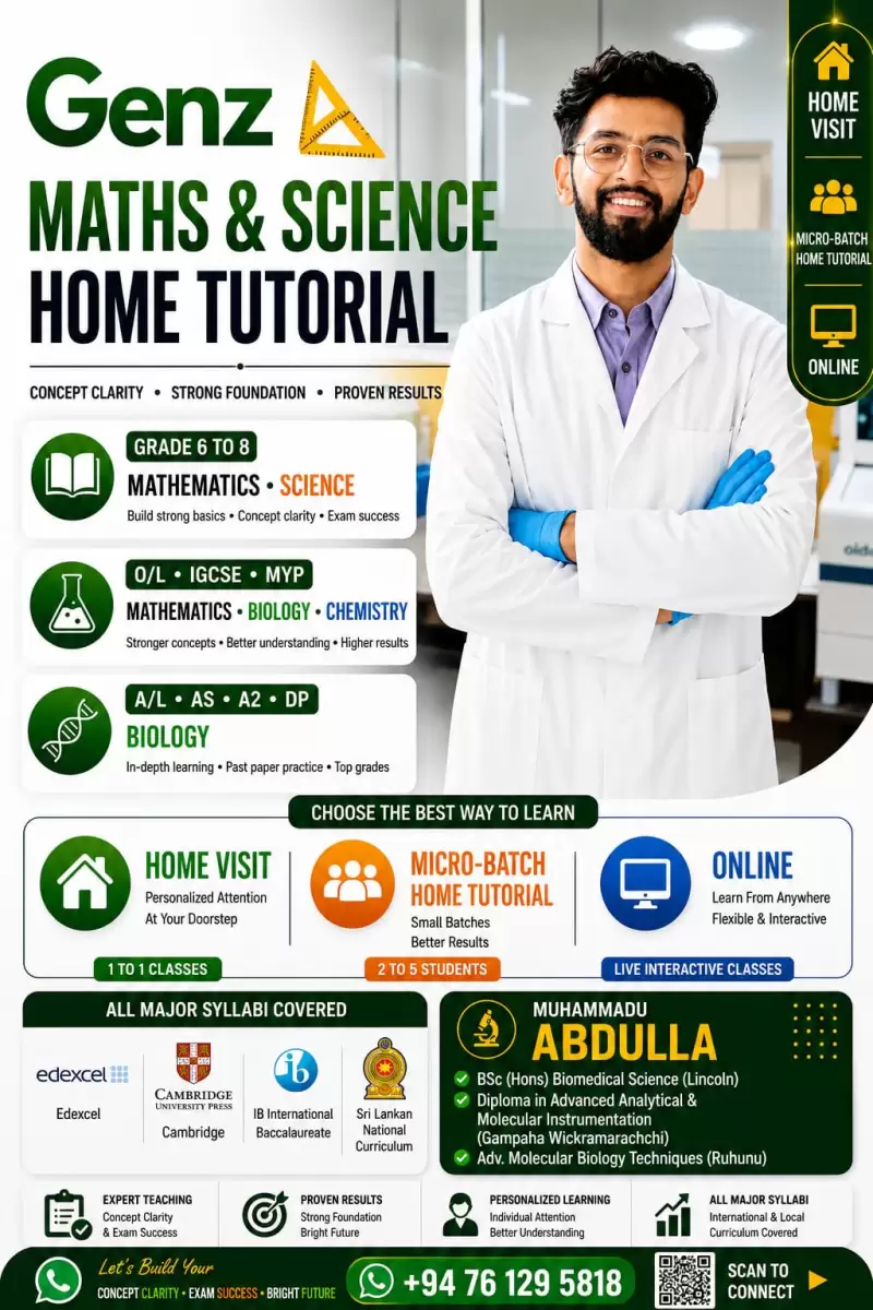 MATHEMATICS AND SCIENCE HOME VISIT CLASSES