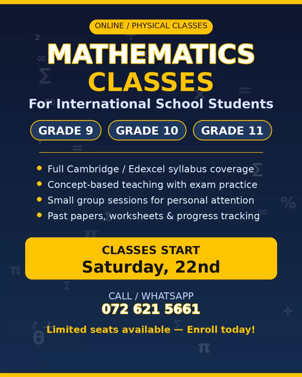 Mathematics Classes