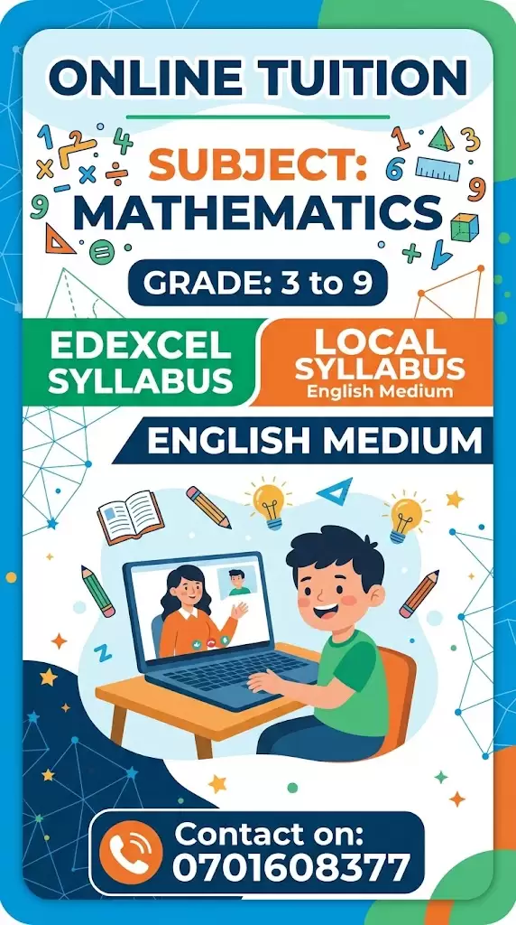 Mathematics Edexcel syllabus and Local Syllabus English medium