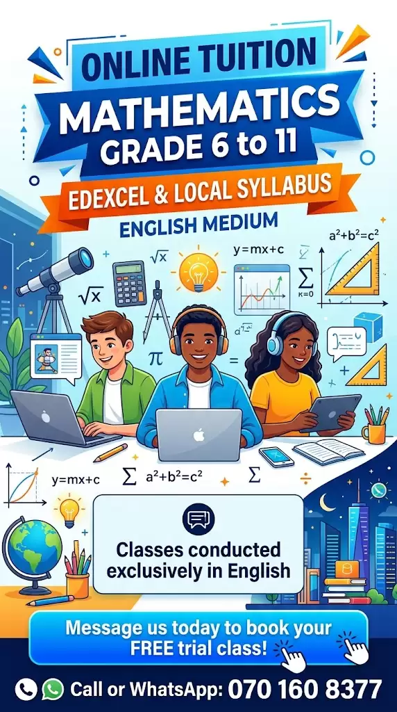 Mathematics Edexcel syllabus and Local Syllabus English medium