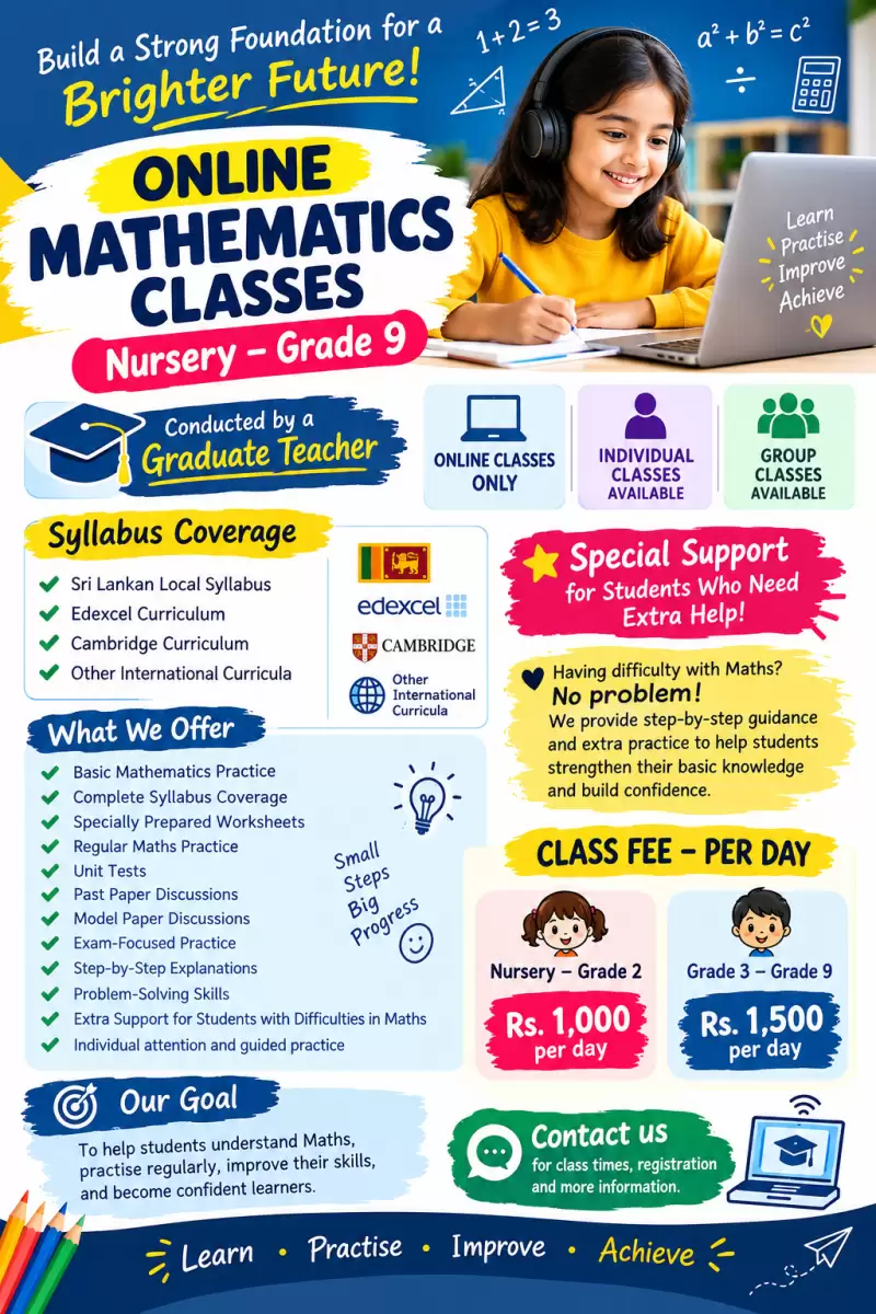 Mathematics for grade 6 - 9