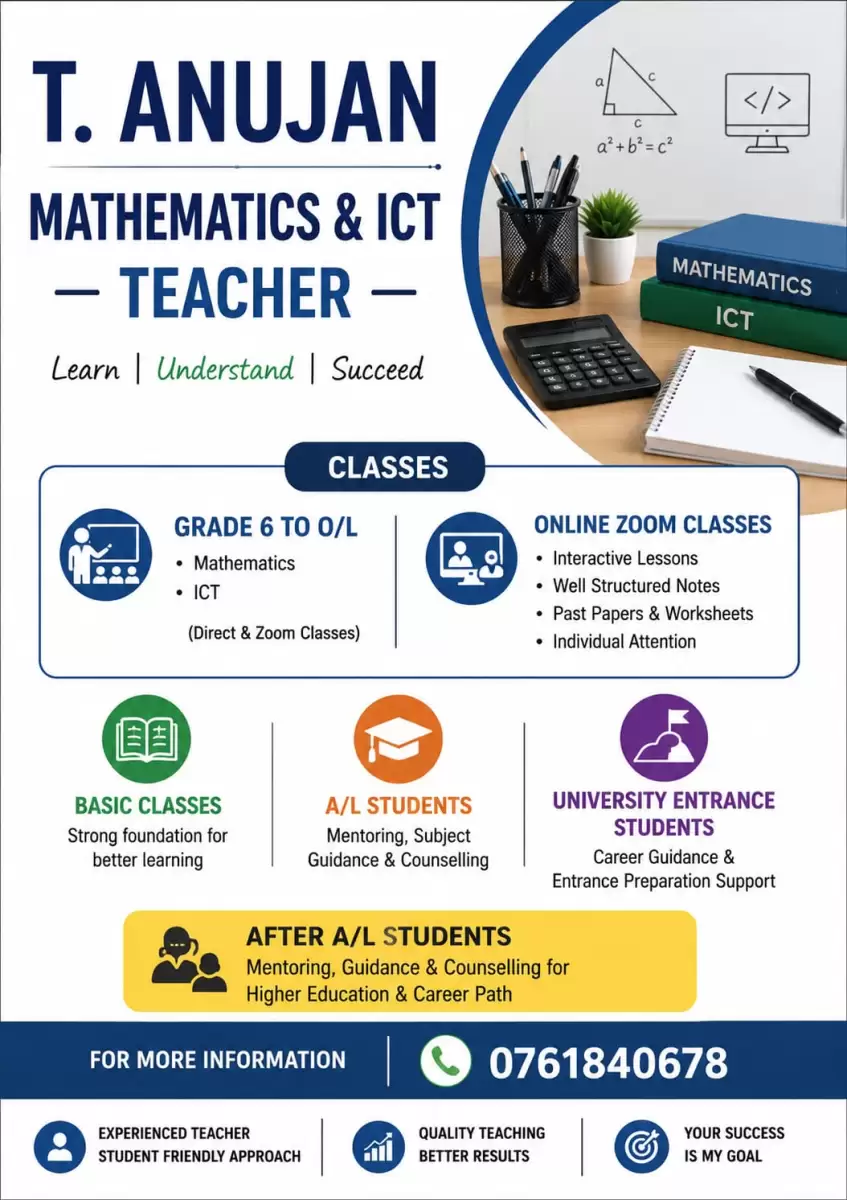 Mathematics • ICT • Academic Guidance & Mentoring