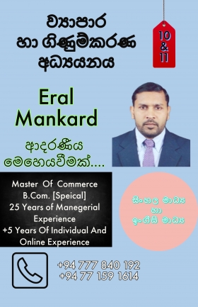 සිංහල  හා  ඉංග්‍රීසි  මාධ්‍ය ව්‍යාපාර හා ගිණුම්කරණ අධ්‍යයනය