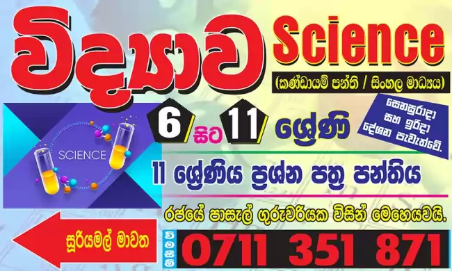 විද්‍යාව සිංහල මාධ්‍ය 6-11