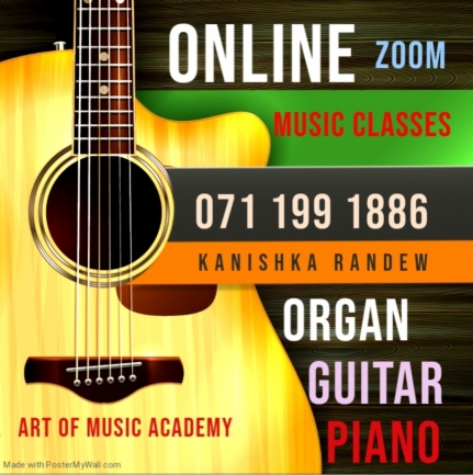 Online Music Classes - Guitar, Organ, Piano