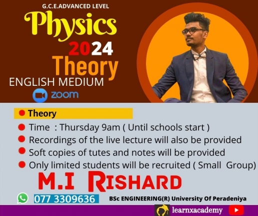 2024 A/L Physics English Medium ( Online )