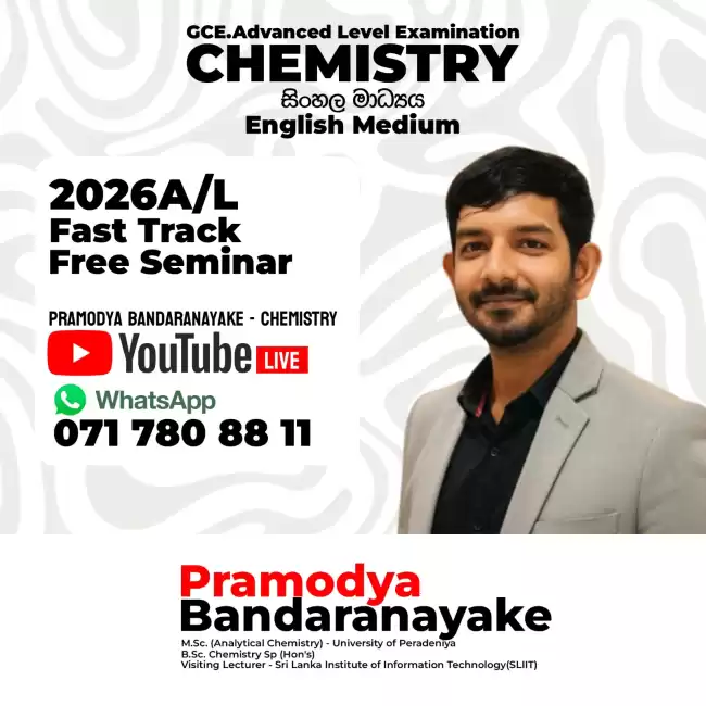 2026 AL - Chemistry| Free Fast Track Seminars