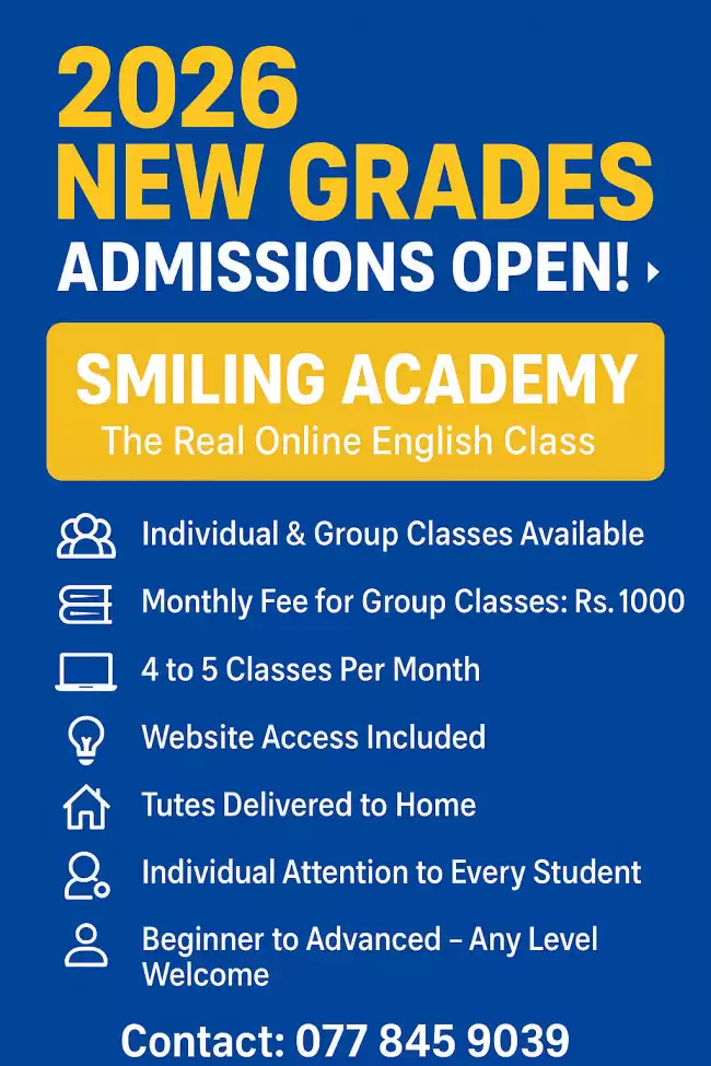 2026 New grades Online classes English Grade 3 to 11