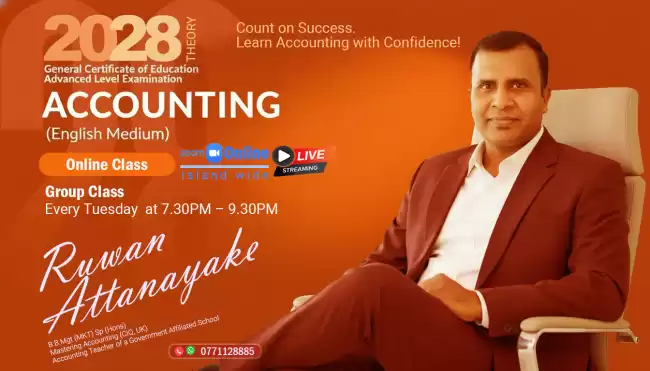 2028 A/L Accounting (English Medium) Online
