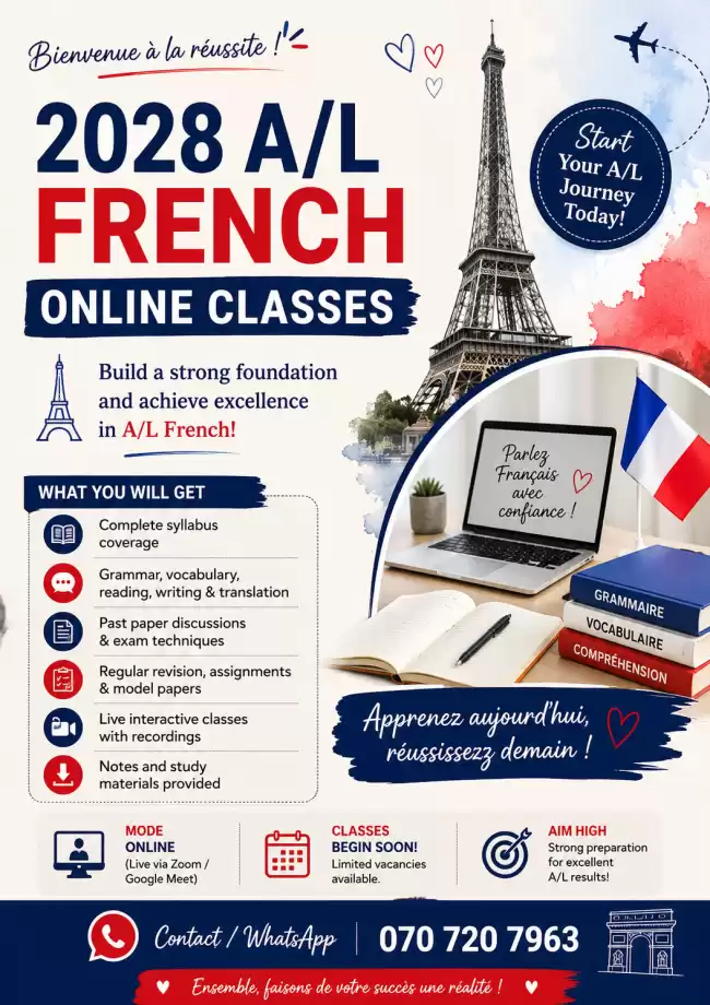 2028 AL French Online Class