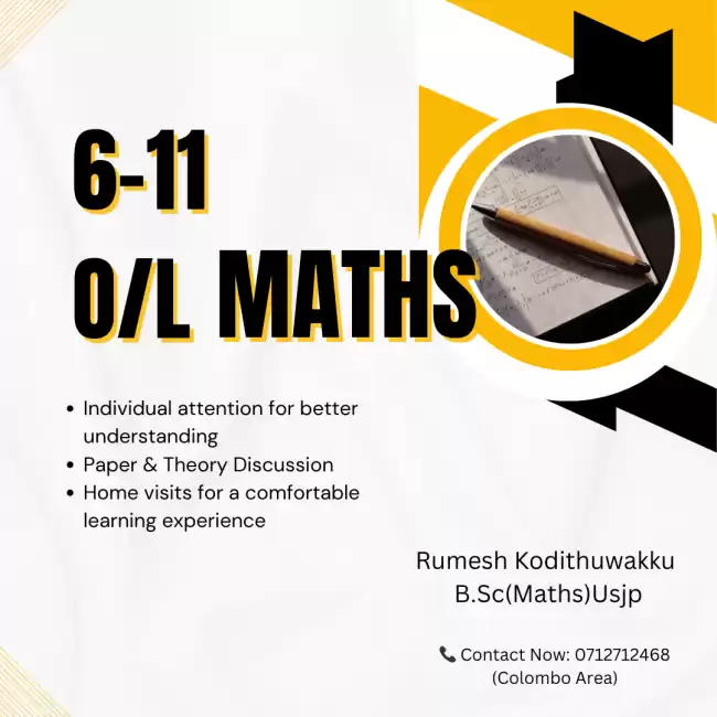 6-11 Mathematics (Home Visit )