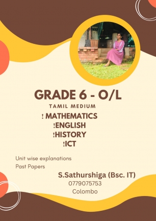 6-11 Maths, English, History classes for Tamil Medium students