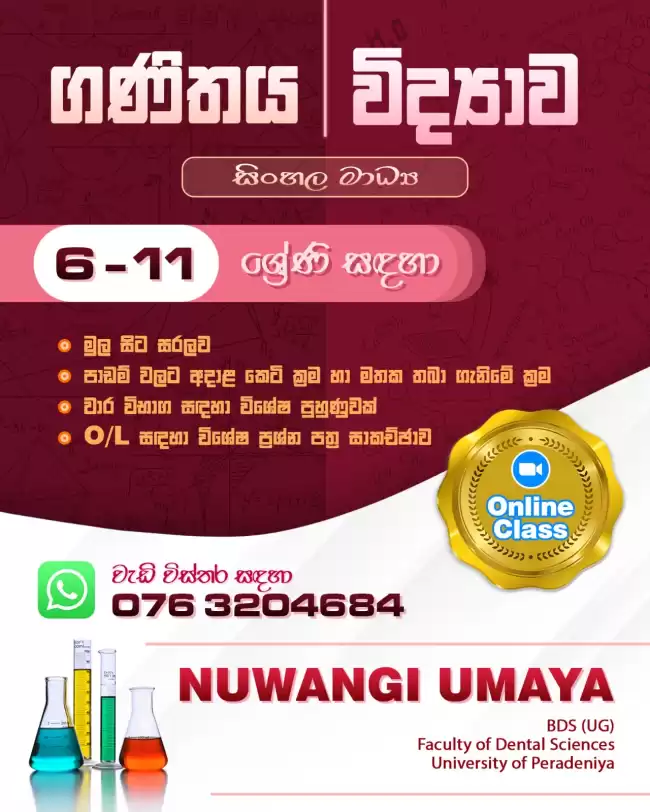 6 - 11 maths science online classes
