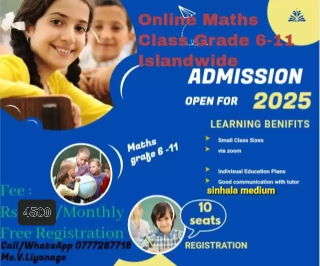 6,78,9,10,11 ශ්‍රේණි ගණිතය