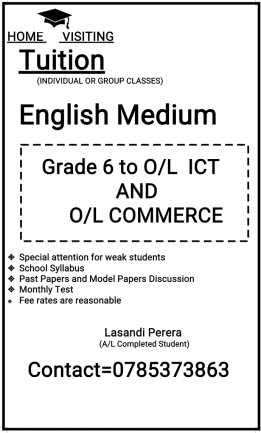 6 to O/L ICT and O/L Commerce 