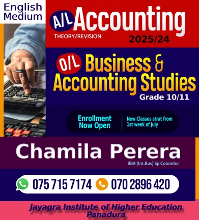 A/L Accounting, O/L Business & Accounting Studies
