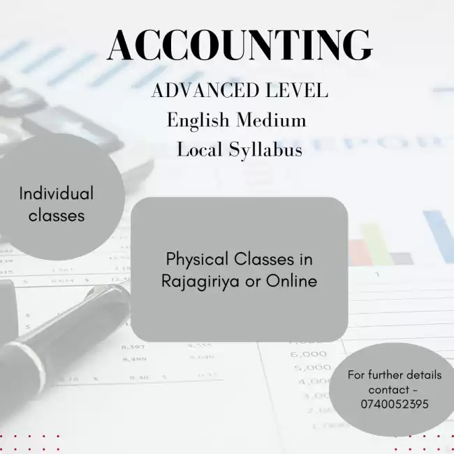 A/L Accounting Tuition