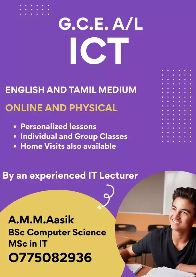 A/L and O/L ICT Classes