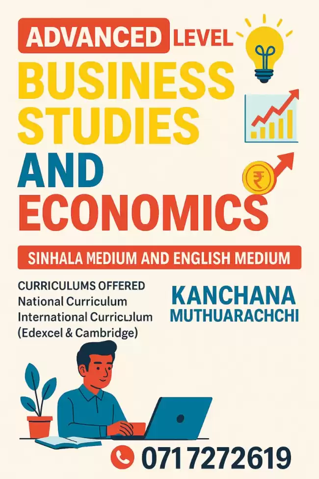 A/L Business Studies & Economics | Sinhala & English Medium – Learn Smart👨‍🏫