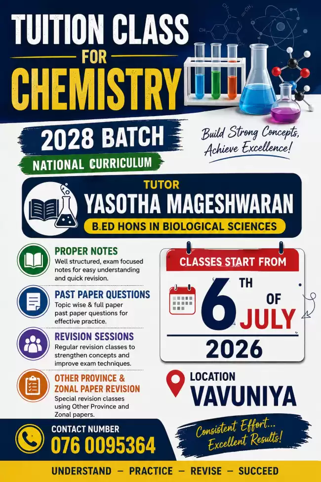 A/L Chemistry Classes