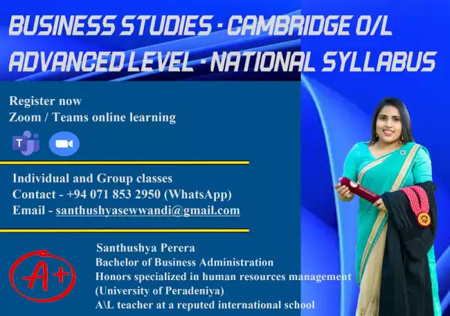 A/L classes and Cambridge O/L classes