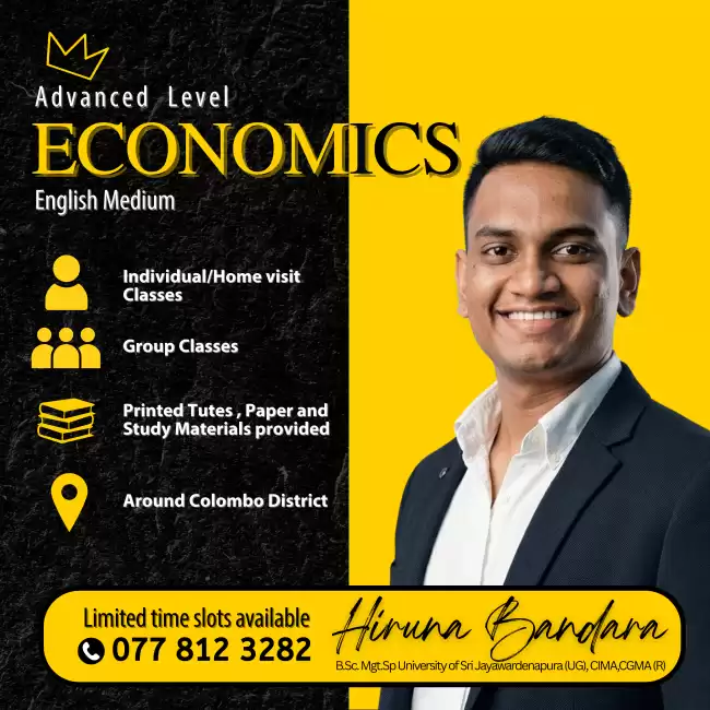 A/L Economics English Medium