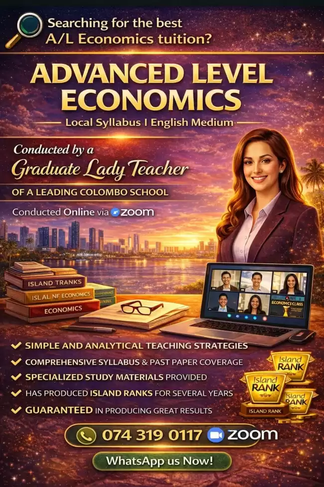 A/L Economics English Medium