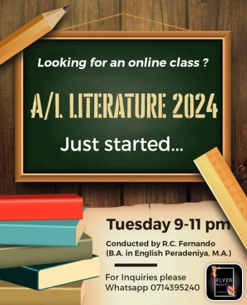 A/L English Literature 2024 Online class