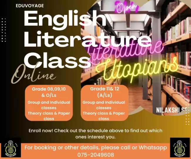 A/L English Literature and English Language