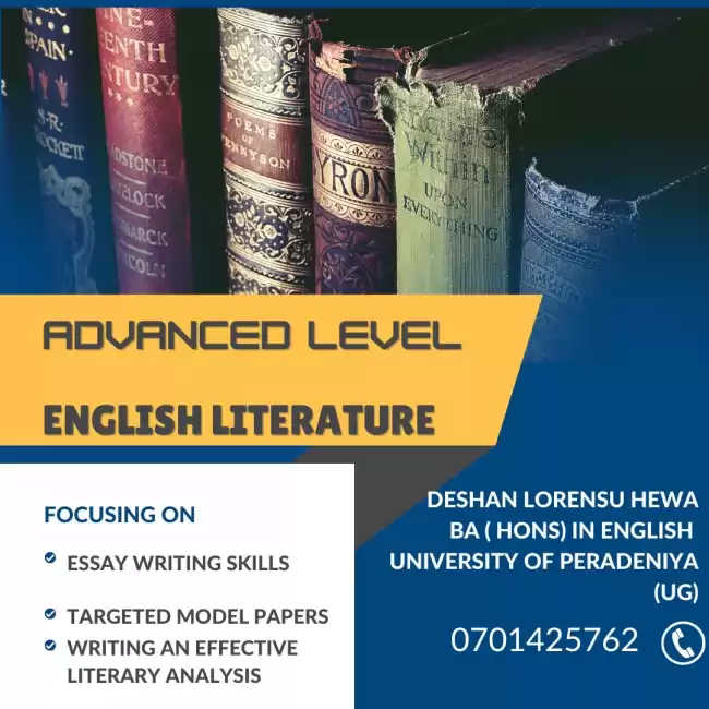 A/L English Literature Classes