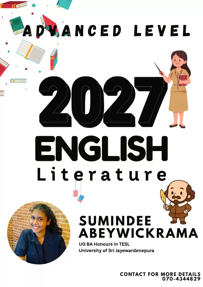A/L English Literature classes