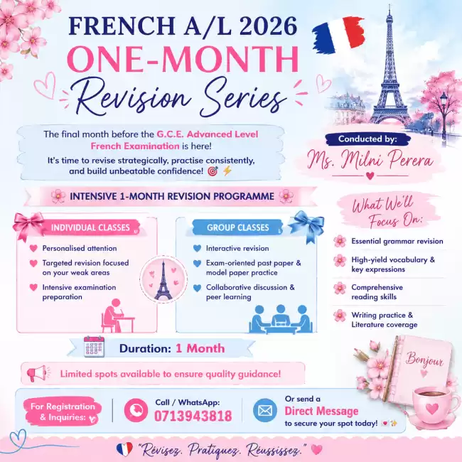 A/L French Final Revision