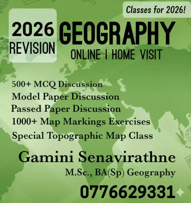 A\L Geography 2026 Revision