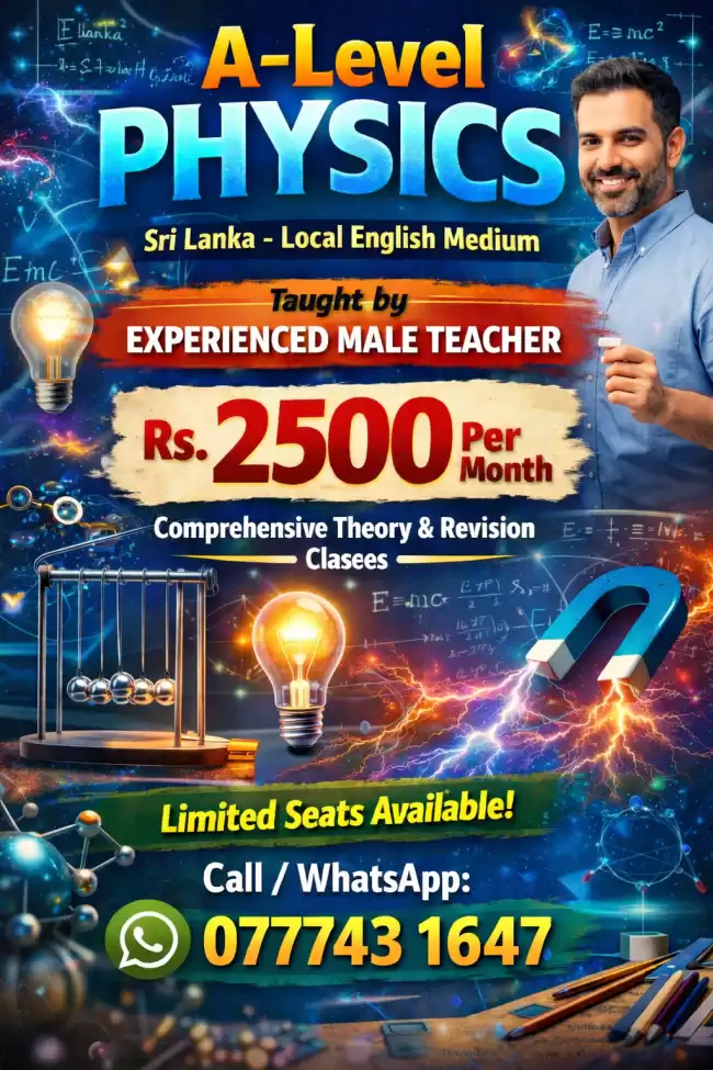 A/L Physics Mastery - English Medium Class