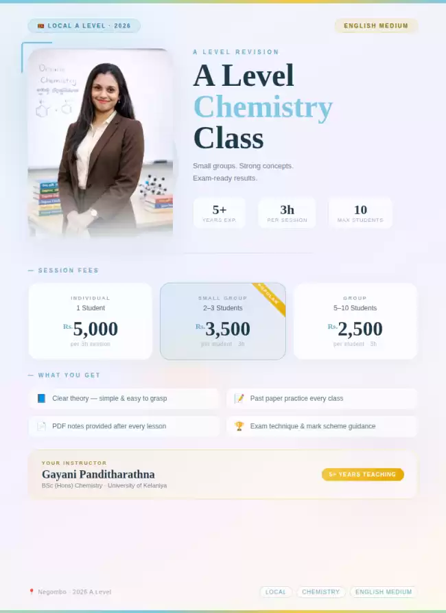A level Chemistry