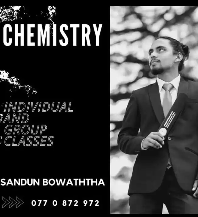 A Level Chemistry English and Sinhala Medium