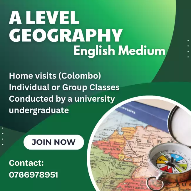 A Level Geography - English Medium