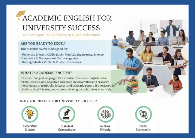 Academic English for University entrants