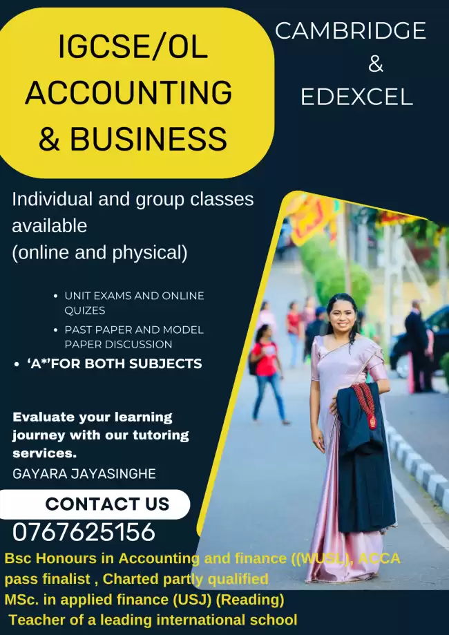 Accounting and business classes