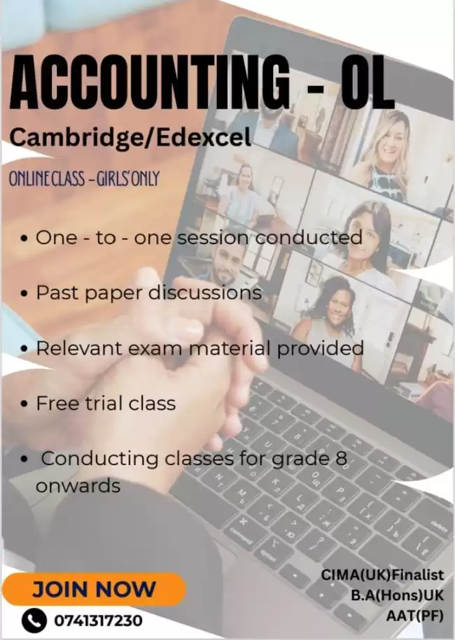 Accounting - Cambridge / Edexcel / National curriculum - OL & AL