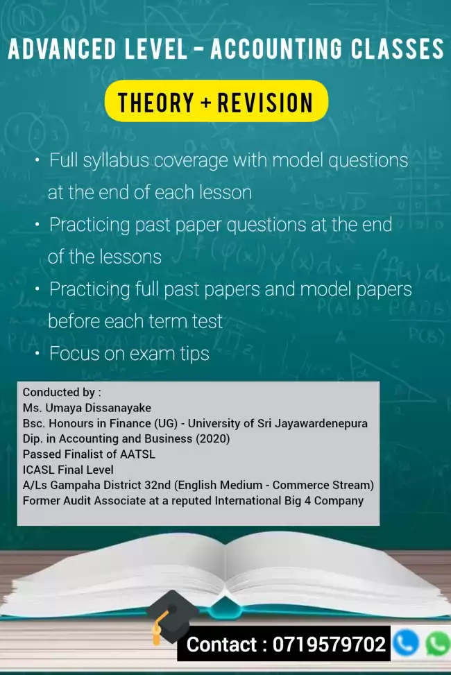 Advanced Level Accounting Classes