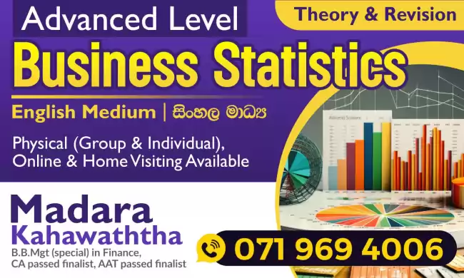 Advanced Level Business Statistics